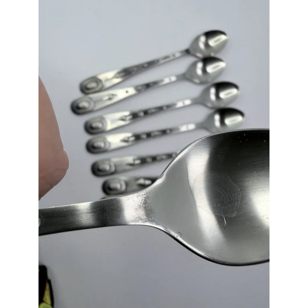 Wallace Taos 18/10 Southwest Style Stainless‎ Flatware Iced Tea Spoons Set Of 8